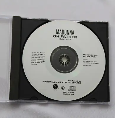 $157.50 • Buy Madonna Oh Father Single Promo [used Cd] **no Cover Art**