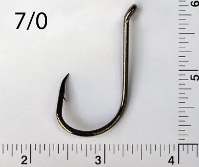 PACK OF 100 Size 7/0 TACKLEWORKS Octopus J Hooks 8299 • $14.99