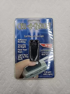 Cell A Bright Cell Phone Flash Light Bright Led Adhesive Backing Phone Mp3 Night • $7.80