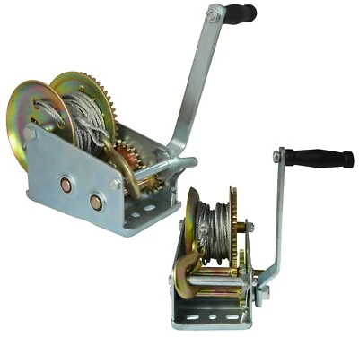 £34.08 • Buy Hoist Manual Hand Winch 1360 Kg / 3000 Lbs For Boat Trailer Winch Stand UK A2M9