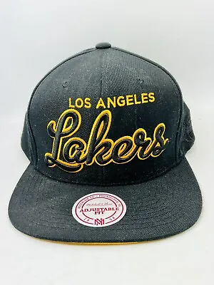 £41.30 • Buy NBA Mitchell And Ness LA Lakers Blacked Out Snapback Hat 08/12 022601 #00730
