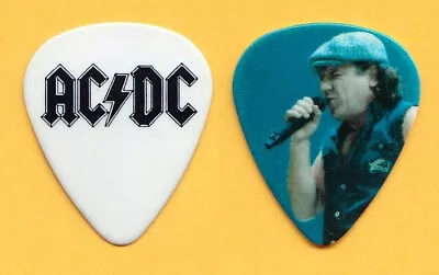 AC/DC Brian Johnson Photo Guitar Pick - 2009 Black Ice Tour • $149.99