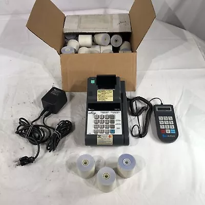 Verifone Tranz 460 Transaction Terminal & Printer W/Key Pad & Paper • $64.99