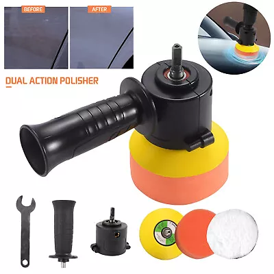 Dual Action DA Car Polisher 6  Buffer Sander Orbital Polishing Machine & Bag Pad • $16.24