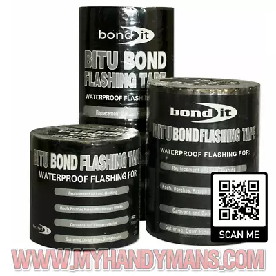 BITUBOND SELF ADHESIVE FLASHBAND  LEAD FLASHING TAPE 10M ROLLS Lead Replacement • £31.95