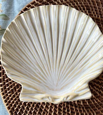 Yankee Candle Scallop Clam Sea Shell Dish 2012 Oasis Ocean Beach Sea Shore  • £16.41