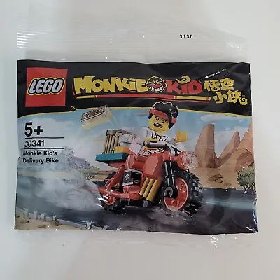 LEGO 30341 MONKEY KID'S DELIVERY BIKE POLYBAG NEW Sealed • £12.90