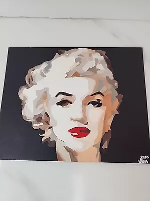 Original Artwork Oil On Artboard Marilyn Monroe 10  X 8   Unframed • $35