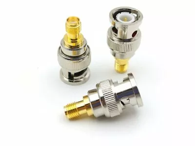 £2.95 • Buy BNC Male To SMA Female (female Pin) Coax RF Antenna Adapter