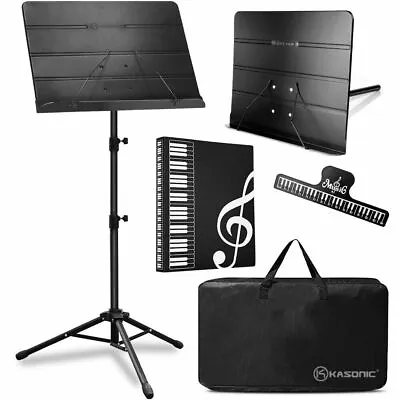 Music Stand Professional Sheet Music Stand With Clip Holder Carrying Bag • $31.99