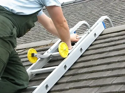 £41 • Buy Ladder Roof Hook & Wheels - Convert Your Ladder To A Roof Ladder