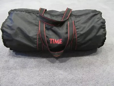 Rare Vintage Time Magazine Logo SM Travel Overnight Gym Duffel Courier Bag Tote • $4.99