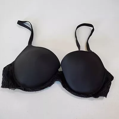 Wacoal Women Bra 36B Black  La Femme Underwire T-Shirt Adjustable Straps • $8.34