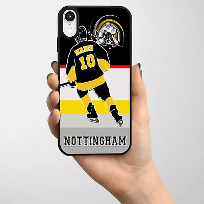 Nottingham Ice Hockey IPhone Case Personalised Hard Phone Cover Mens Gift IH09 • £8.95