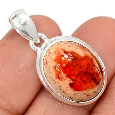 Natural Cantera Opal - Mexico 925 Sterling Silver Pendant Jewelry CP32833 • $21.99