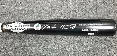 Mike Trout  Michael Nelson Trout  Signed Old Hickory Game Model Bat~ MLB Holo • $1599.99