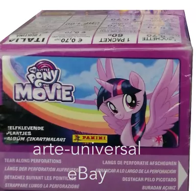 SEALED BOX (50 Packs 250 Stickers) - My Little Pony The Movie Panini Collection • $53.99