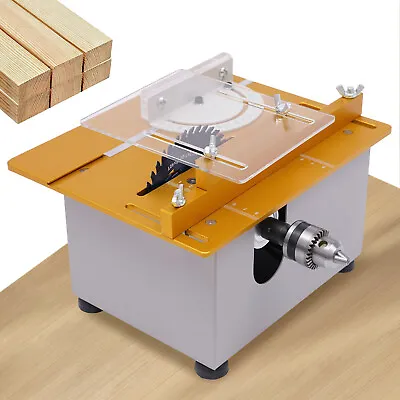 Mini Table Saw W/ Miter Gauge 300W Liftable Blade For DIY Woodworking Handmade • $130.15