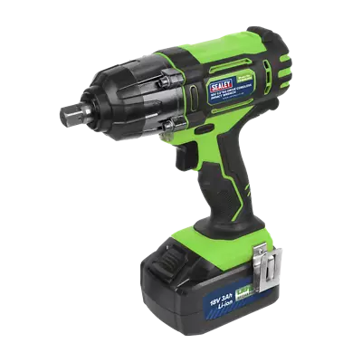 £99.98 • Buy Sealey CP400LIHV 18volt Cordless 1/2  Impact Wrench Gun 3Ah Li-ion Battery + Cha