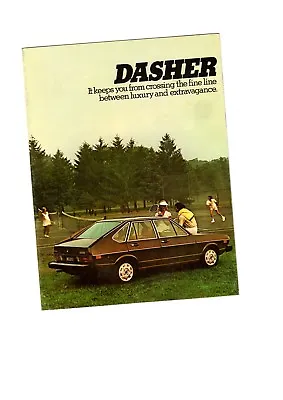 $8.99 • Buy 1976 Volkswagen VW DASHER Brochure/Catalog W/ Color Chart: HATCHBACK,SEDAN,WAGON