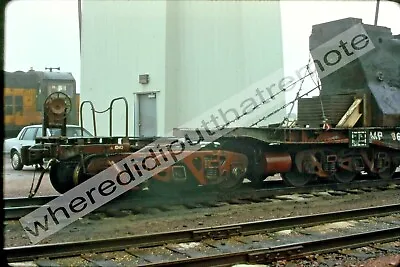 Original Slide Missouri Pacific MP Flat Car Proviso ILL 5-1993 • $14.95