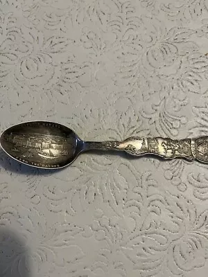 Sterling Silver Soiuvenir Spoon City Of Habana  From The Harbor  • $7.50