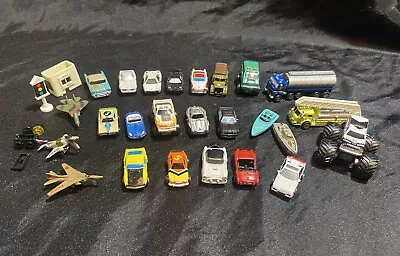Micro Machines Lot Of 25+ Vintage Toy Cars Trucks Boats Planes • $69.99
