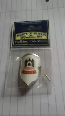 Sampsons Destination Gifts Sights Of Britain Walking Stick Mount - Jersey German • £3