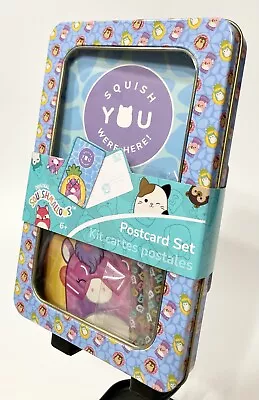 Squishmallows Lola The Unicorn Postcard Set 10 Pack Cards - Pen - Stickers & Tin • $34.10