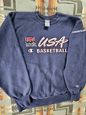 Vintage Champion Dream Team Reverse Weave USA Basketball Crewneck Xl Extra Large • $155