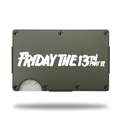 Custom Laser Engraved Wallet - FRIDAY THE 13TH PART VI - GREAT GIFT WALLET • $22