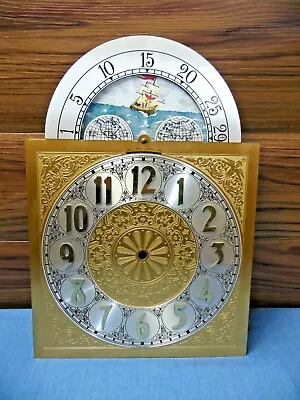 Grandfather Clock Dial Face 4 Settings SUN MOON SAILBOAT DEER AS IS FOR PARTS • $89.99