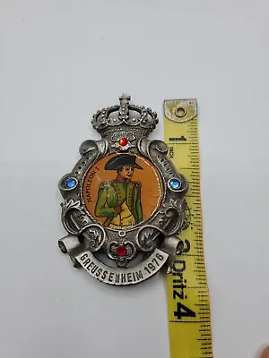 Vintage GREUSSENHEIM Brooch 1976 Napoleon Crown Pin  • $44.99