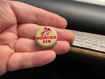 A) Mountain Dew Soda Pop Beverage Cork Bottle Cap / Crown Pepsi Cola Canada • $7.99