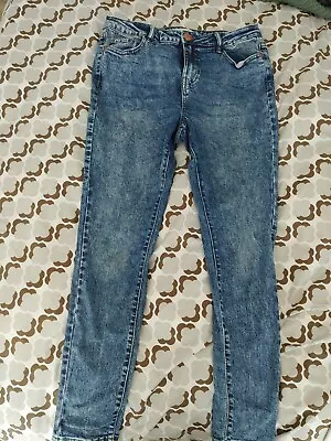 Asda George Women's Skinny Jeans Size 14 Acid Wash Style • £8