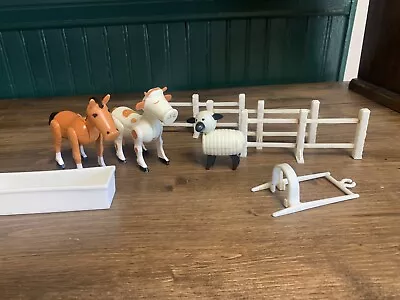 Vintage Fisher Price Little People Farm Animal Lot • $25