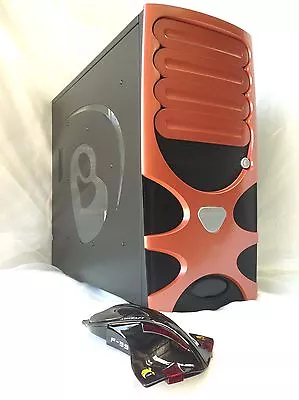 CHENBRO PC Gaming Bomb USB3.0 Tower Case (OR) +Bonus F-39 Aircraft Mouse • $99.95