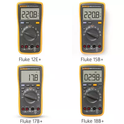 Fluke 15B+/17B+/18B+/12E+ Digital Multimeter DMM AC/DC/R/C Voltage Current Test • $166.48