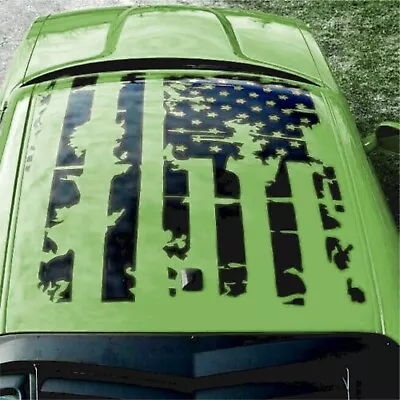 American Flag Top Roof Graphics For Ford Mustang Chevrolet Camaro • $103.76