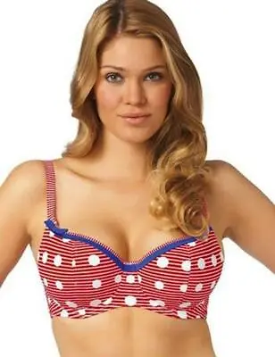 Freya Swimwear Hello Sailor Underwired Padded Sweetheart Bikini Top 3465 • £13.99