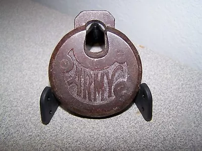 World War 1 United States US Army Military Issue Pancake Lock Padlock - No Key • $39.99