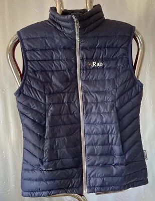 RAB Pertex Microlight Down Puffa  Nikwax Gilet - Size 8? Hydrophobic Down • £40