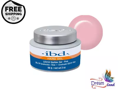 100% AUTHENTIC IBD LED/UV HARD BUILDER GEL Pink  56g / 2 Oz Free Shipping • $16.50