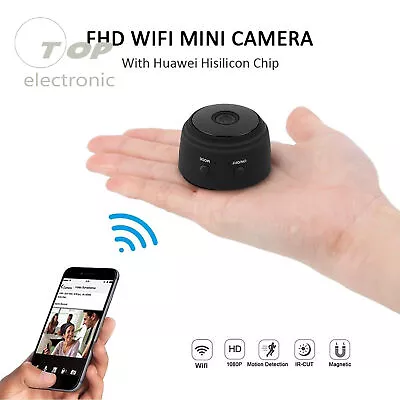 A9 Mini Wireless IP WiFi Camera 1080P IR DVR Motion Sensor Video Recorder Home • $12.37