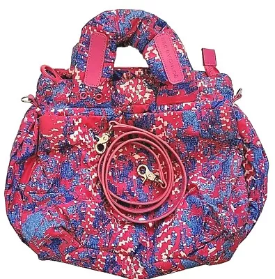 SEE BY CHLOE Nylon Blue Pink Puffy Shoulder Bag Handbag 2 Way Y2K • $61.50