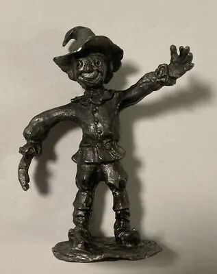 Pewter Wizard Of Oz Scarecrow Wanda Scruby 3  Figurine Statue Signed • $10.79