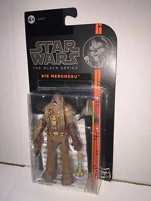 Hasbro Star Wars The Black Series #15 MERUMERU 375  Action Figure MOC 2013 • $17.67