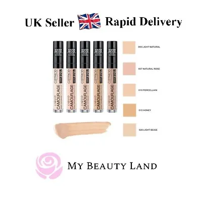 Catrice Camouflage Liquid Eye Concealer High Coverage Long Lasting-Fast Delivery • £6.79