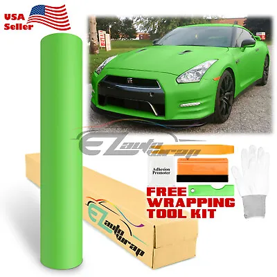 Premium Matte Flat Green Vinyl Car Wrap Sticker Decal Sheet Film Bubble Free • $7.95