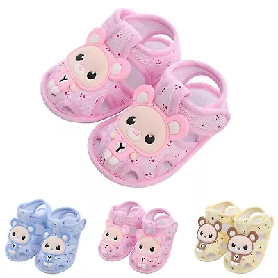 Fashion Newborn Baby Girl Pram Shoes Infant Princess Dress Outfit Shoes Sandals • £3.98